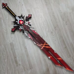 Genshin Impact Wolf's Gravestone Claymore For Diluc Cosplay
