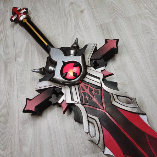 Genshin Impact Wolf's Gravestone Claymore For Diluc Cosplay