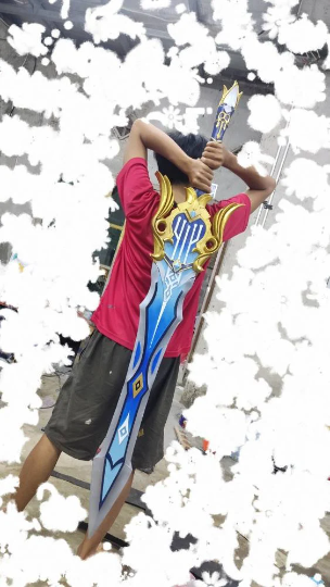 Song of Broken Pines Genshin Impact Claymore For Eula Cosplay