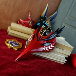 Kujou Sara Mask Cosplay from Genshin Impact