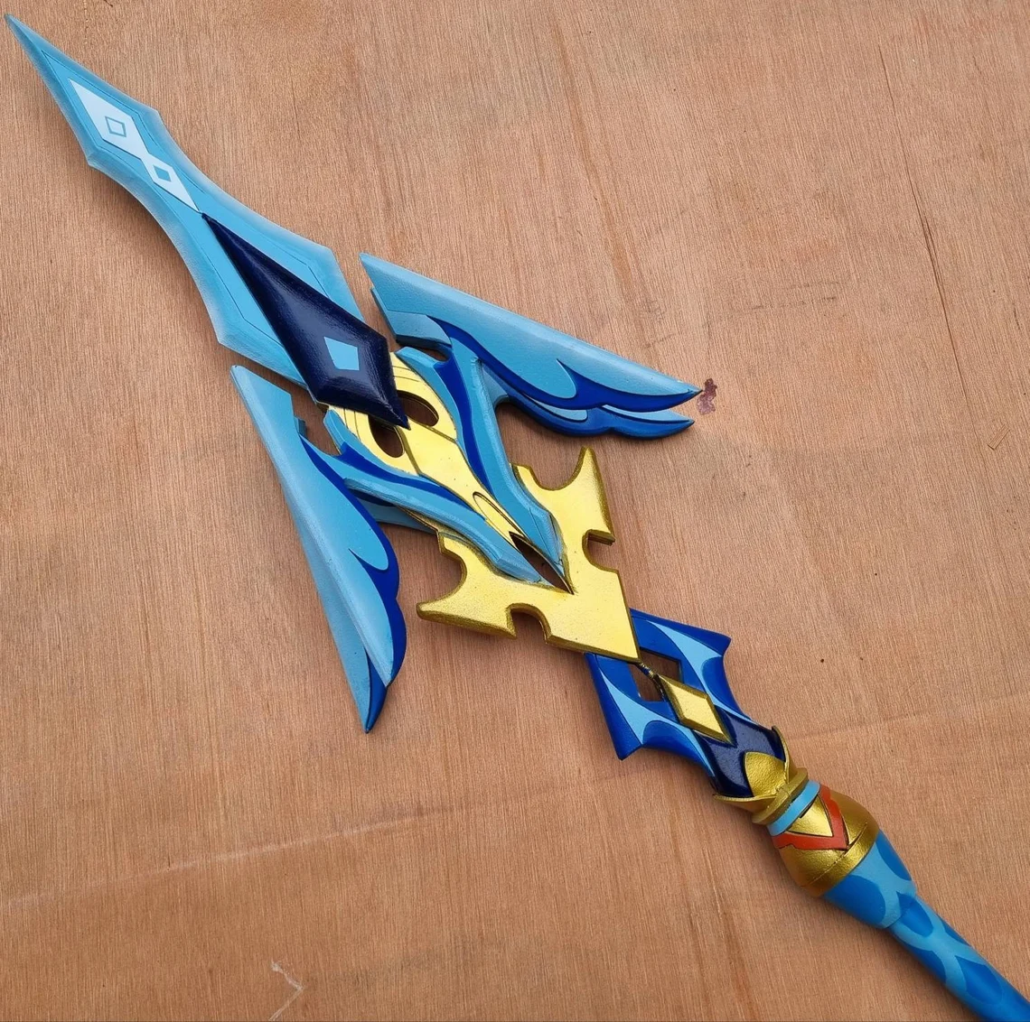 Genshin Impact Calamity Queller Shenhe Weapon Polearm Spear for Cosplay