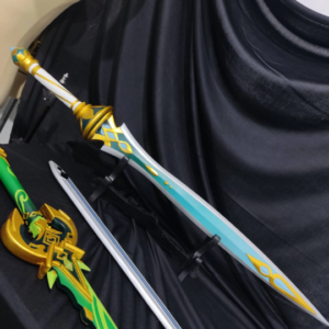 Genshin Impact Xiphos Moonlight Sword Kazuha Cosplay