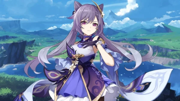 Keqing Cosplay Wig Genshin Impact Commission