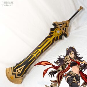 Genshin Impact Beacon Of The Reed Sea Claymore for Dehya Cosplay