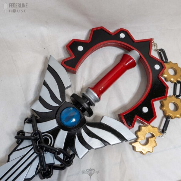 Kingdom Hearts Vanitas Void Gear Keyblade for Cosplay or Collection
