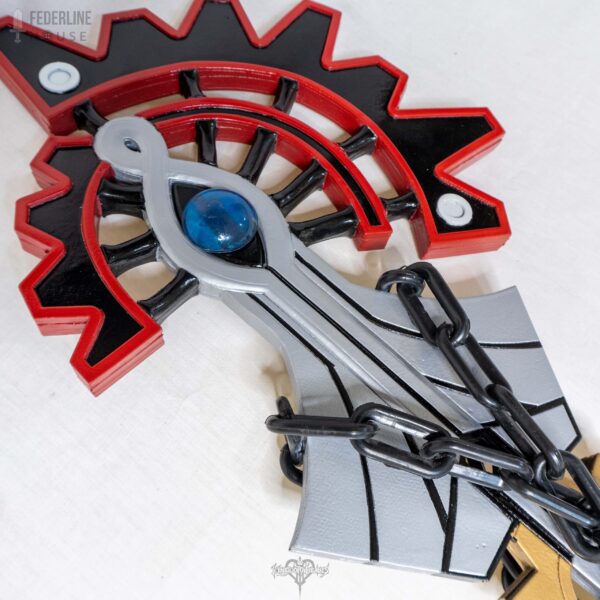 Kingdom Hearts Vanitas Void Gear Keyblade for Cosplay or Collection