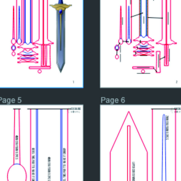 Prop Pattern: Himmel Sword from Frieren
