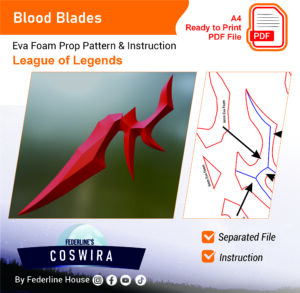 Prop Pattern: Blood Blades Briar From League of Legends