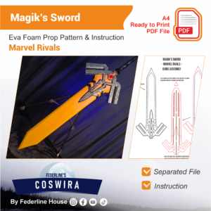 Pattern + YouTube Video: Magik's Sword from Marvel Rivals