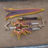 Prop Pattern: Mavuika Weapon Claymore A Thousands Blazing Suns from Genshin Impact For Cosplay