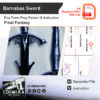 Prop Pattern: Barnabas Sword from Final Fantasy XVI