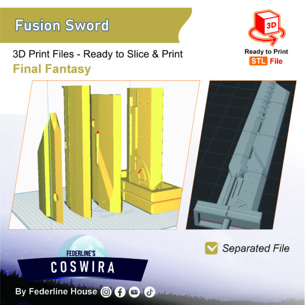 3D Model File: Fusion Sword 3D from Final Fantasy