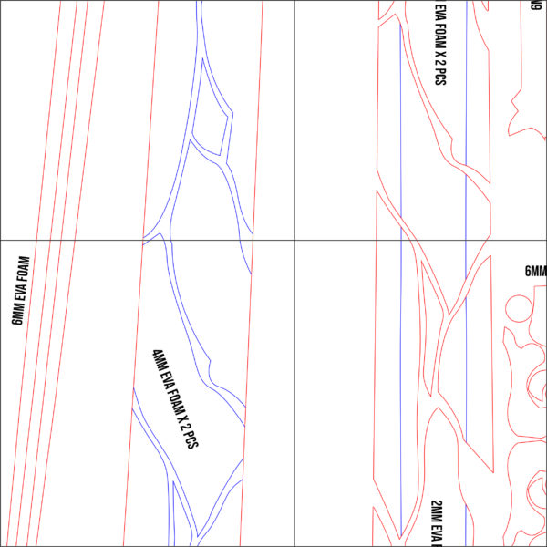Prop Pattern: Blade Sword from Honkai Star Rail