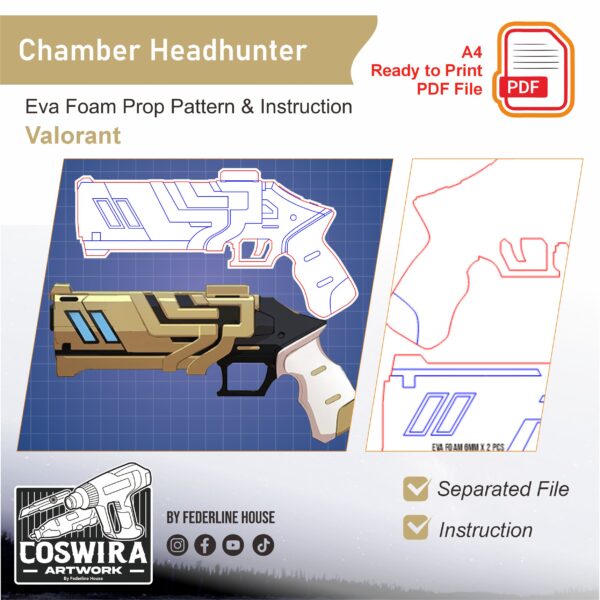 Prop Pattern: Chamber Headhunter from Valorant Template