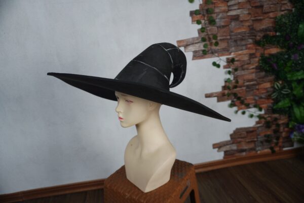 DSC04228 Prop Pattern : Curly Witch Hat Blueprint Template Digital Download | PDF File Ready to Print