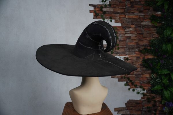 DSC04234 Prop Pattern : Curly Witch Hat Blueprint Template Digital Download | PDF File Ready to Print