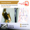 Prop Pattern: Favonius Sword from Genshin Impact