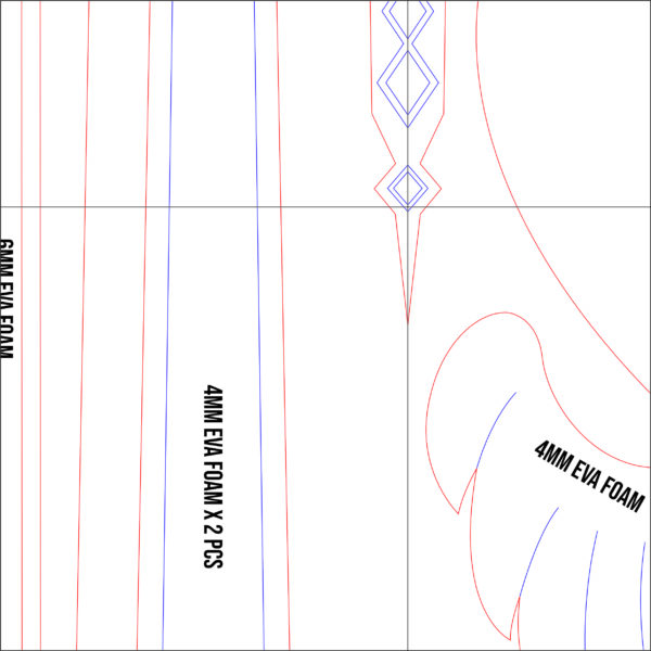 Prop Pattern: Favonius Sword from Genshin Impact