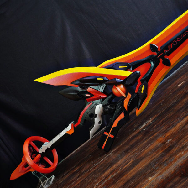 Might of an Utu Claymore Kevin Prop Honkai Impact 3rd for Cosplay or Wall Decoration