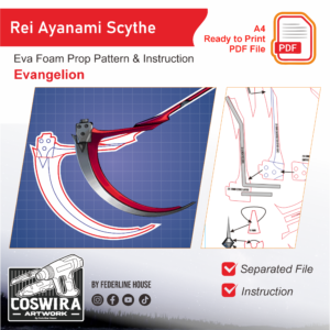 Prop Pattern: Rei Ayanami Scythe from Evangelion