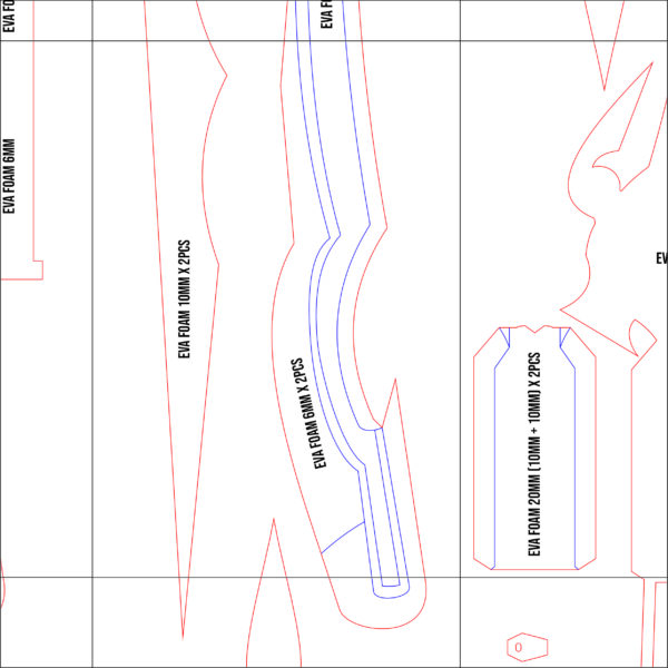 Prop Pattern: Serah Farron Bow from Final Fantasy Template