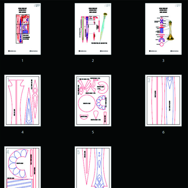 Prop Pattern: Xiphos Moonlight from Genshin Impact Template