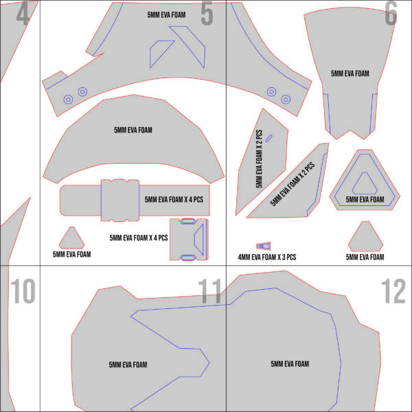 Prop Pattern: Brimstone Armor from Valorant Template