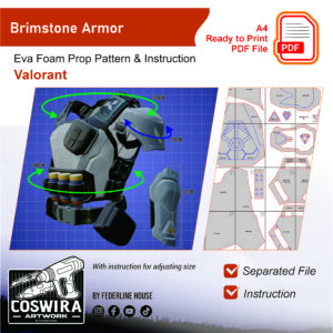 Prop Pattern: Brimstone Armor from Valorant Template