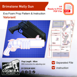 Prop Pattern: Brimstone Molly Gun from Valorant Template