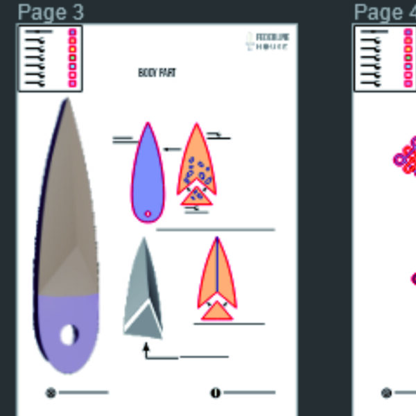 Prop Pattern: Zoey's Knives from Kpop Demon Hunters – Digital Blueprint for DIY Cosplay Prop