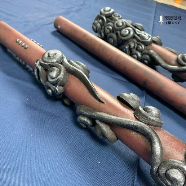 Black Myth : Wukong Bronze Cloud Staff Spear for Cosplay