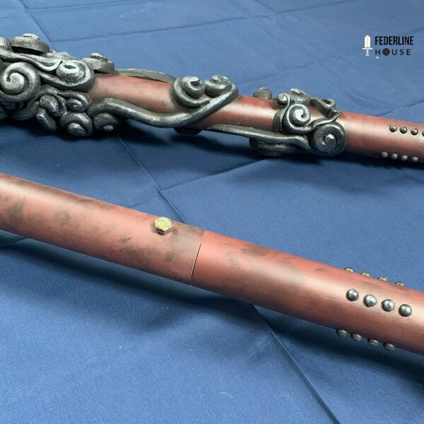 Black Myth : Wukong Bronze Cloud Staff Spear for Cosplay