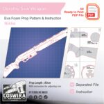 Prop Pattern: Dorothy Blaster Replica from Nikke – Digital Pattern for DIY Cosplay Prop