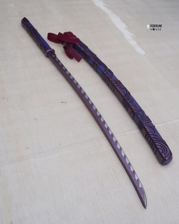 Psylocke Vengeance Katana Marvel Rivals for Cosplay