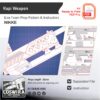 Rapi Weapon 1 Prop Pattern: Rapi Gun from Nikke – Digital Blueprint for DIY Cosplay Prop