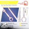 Prop Pattern: Aglaea Sword from Honkai Star Rail Cosplay Template Blueprint PDF