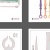 Aglaea Sword 3 Prop Pattern: Aglaea Sword from Honkai Star Rail Cosplay Template Blueprint PDF