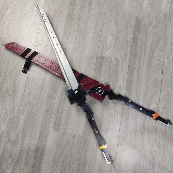Chen Raythean Dual Swords & Sheath Prop Kit Arknights for Cosplay