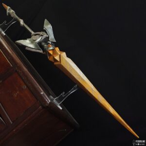 War Flaming Trailblazer Lance Spear Honkai Star Rail for Cosplay