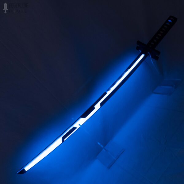 Vtuber Shirakami Fubuki Neon Katana LED for Cosplay