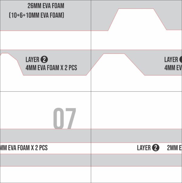 Prop Pattern: Fenrir Keyblade from Kingdom Hearts Cosplay Template Blueprint PDF