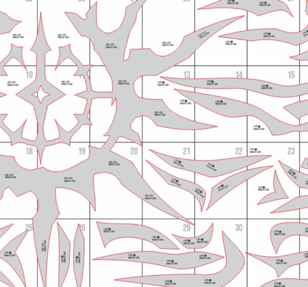 Prop Pattern: Khaslana's Halo from Honkai Star Rail Cosplay Template Blueprint PDF