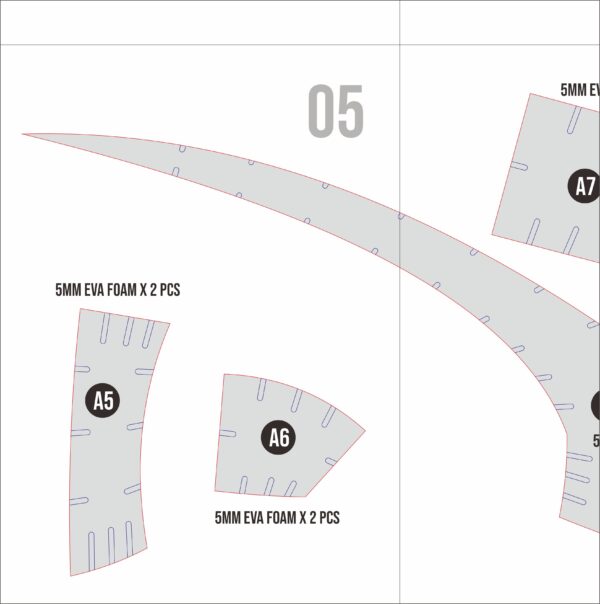 Prop Pattern: Silksong Weapon from Hollow Knight Cosplay Template Blueprint PDF