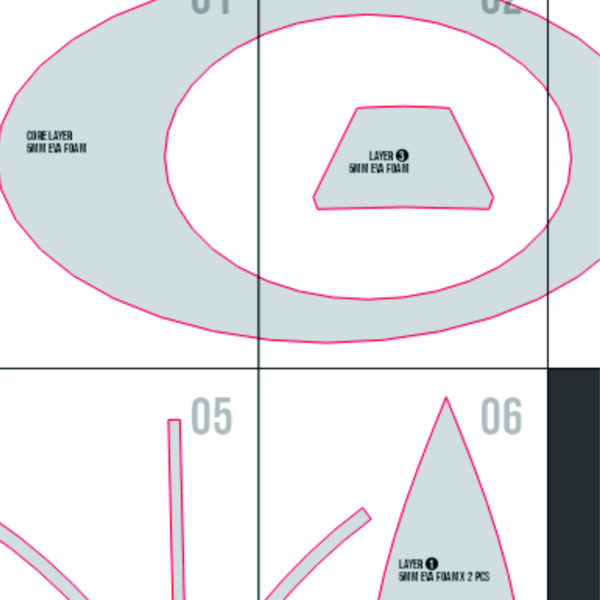Fire Fighter Helmet Basic Prop Pattern Template – EVA Foam Pattern for Cosplay & DIY Builds
