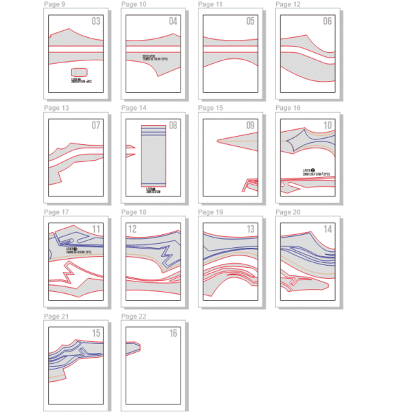 Nero Claudius Sword Prop Pattern Template – EVA Foam Pattern for Cosplay & DIY Builds Inspired by Fate Grand Order