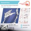 Skyward Harp 1 Skyward Harp Prop Pattern Template – EVA Foam Pattern for Cosplay & DIY Builds Inspired by Genshin Impact