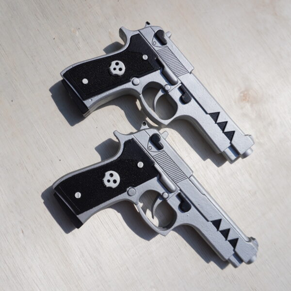 Death The Kid Dual Guns Soul Eater EVA Foam Cosplay Prop for Costume or Wall Decoration