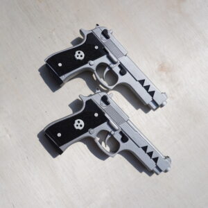 DSC01304 Death The Kid Dual Guns Soul Eater EVA Foam Cosplay Prop for Costume or Wall Decoration