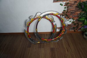 Crimson Orchid Dual Blade Dynasty Warriors Origins for Sun Shangxiang Cosplay EVA Foam Prop for Costume or Wall Decoration