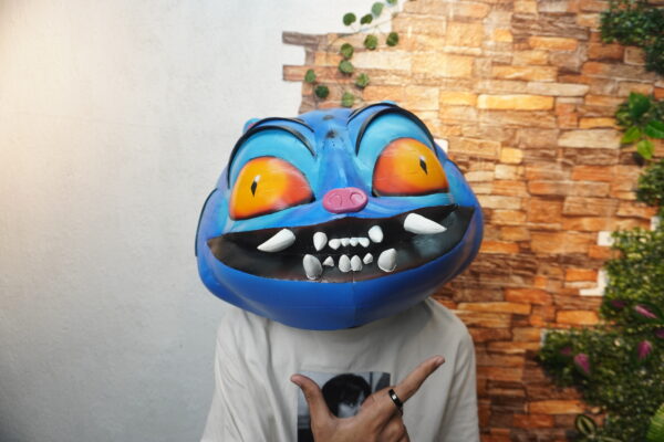 Derpy Helmet K-Pop Demon Hunters for Derpy Cosplay EVA Foam Prop for Costume or Wall Decoration